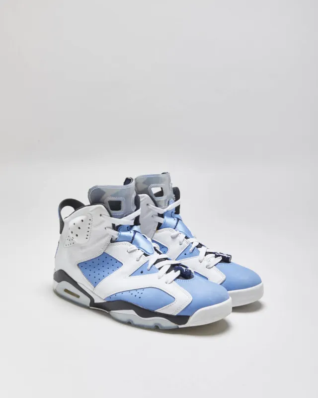 2021 Nike Air Jordan 6 Retro UNC University Blue High Top Trainers - UK10 made by Nike
