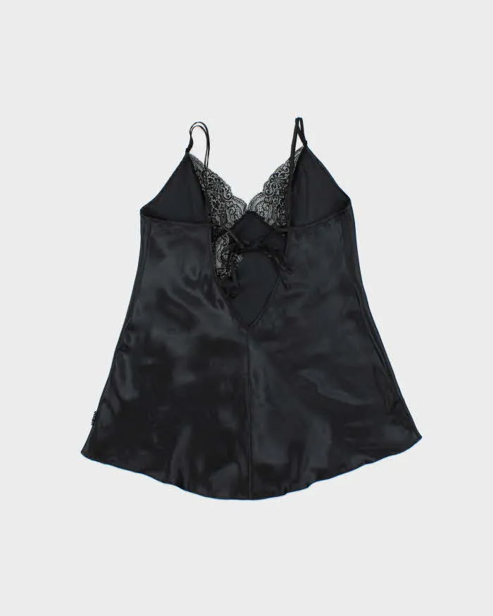 Vintage Y2k 2000s La Senza Tie Back Lace Split Front Cami - S sold by Rokit product image thumbnail 2