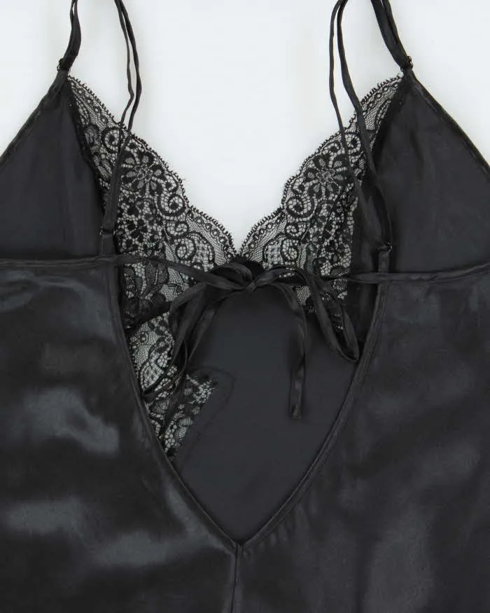 Vintage Y2k 2000s La Senza Tie Back Lace Split Front Cami - S sold by Rokit product image thumbnail 3