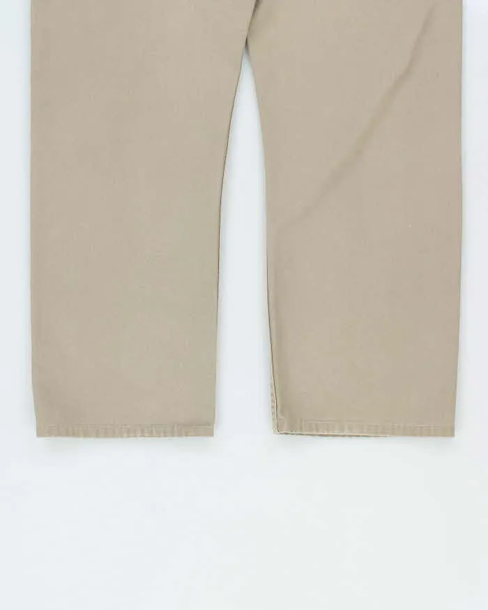 Vintage Y2K 00s Levi's 505 Batwing Khaki Regular Fit Straight Leg Denim Jeans - W33 L28 sold by Rokit product image thumbnail 5