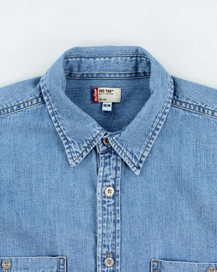 Vintage 2000s Levi's Oversized Denim Long Sleeve Shirt - M sold by Rokit product image thumbnail 5