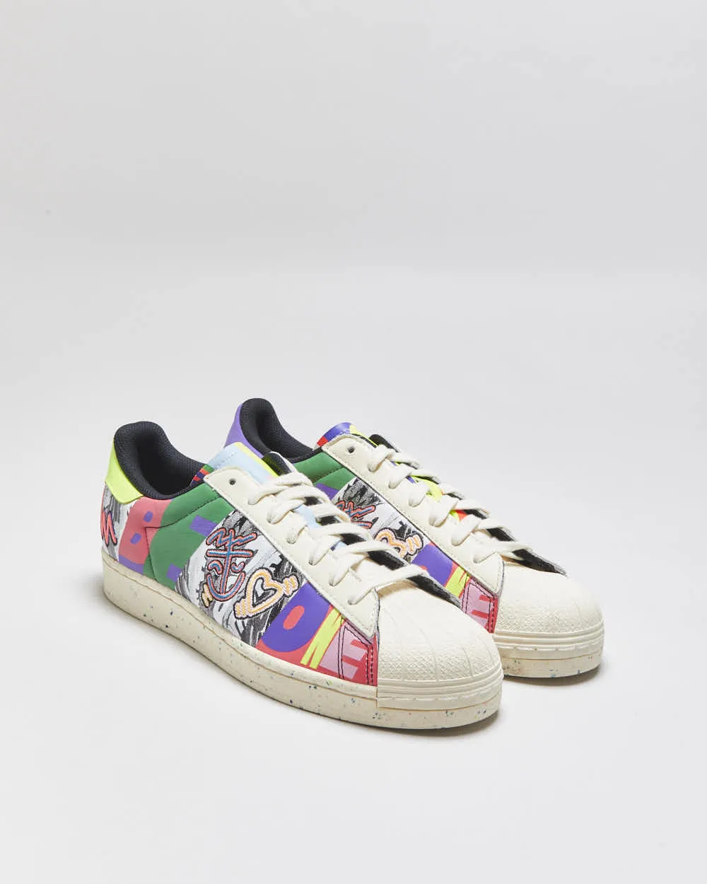 DS 2022 Adidas Originals Superstar x Pride Kris Andrew Small Unite Trainers - UK10 sold by Rokit