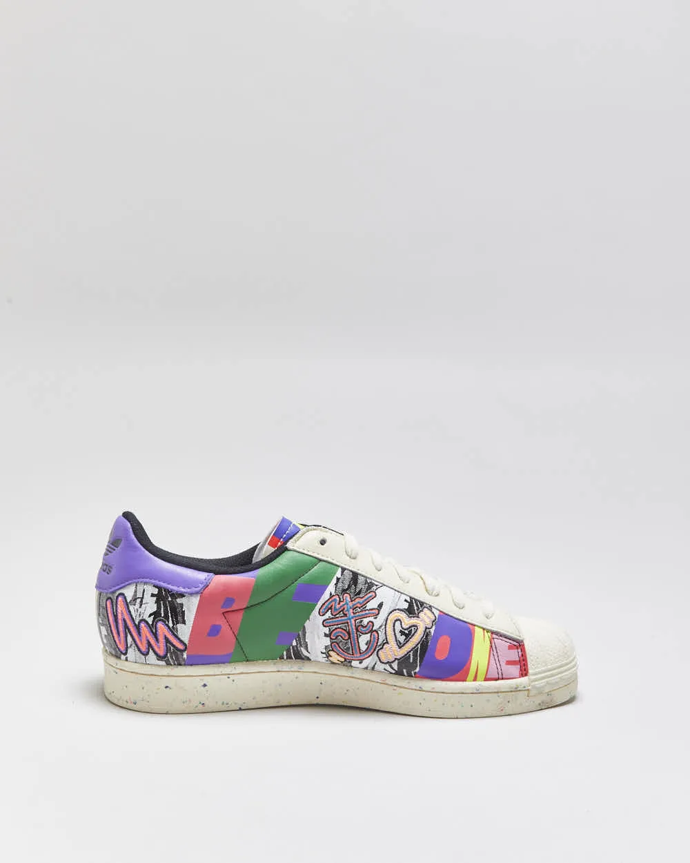 DS 2022 Adidas Originals Superstar x Pride Kris Andrew Small Unite Trainers - UK10 sold by Rokit product image thumbnail 2