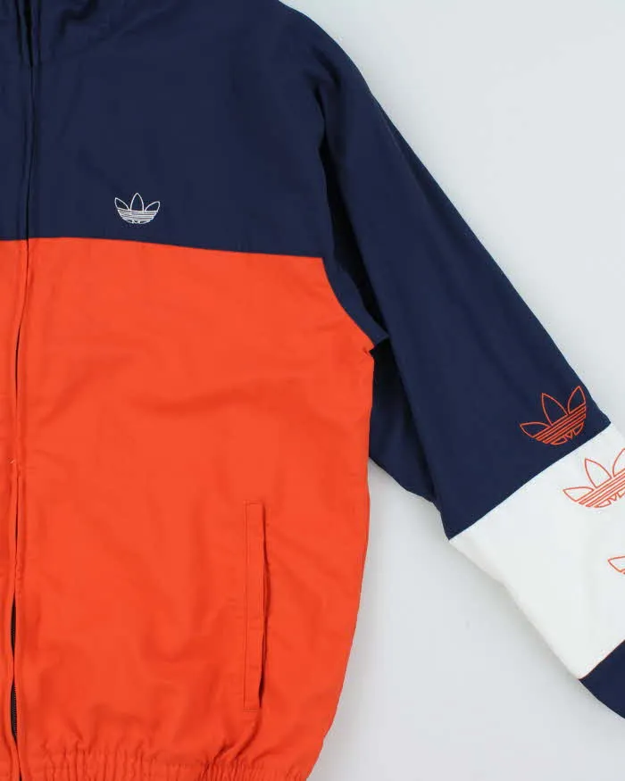 Vintage Adidas Originals Embroidered Trefoil Striped Windbreaker Jacket - M sold by Rokit product image thumbnail 3