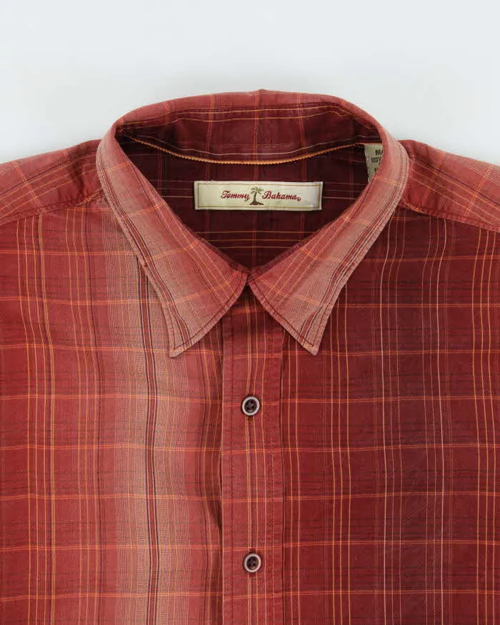 Vintage Y2K 00s Tommy Bahama Silk Gradient Plaid Long Sleeve Shirt - L sold by Rokit product image thumbnail 5