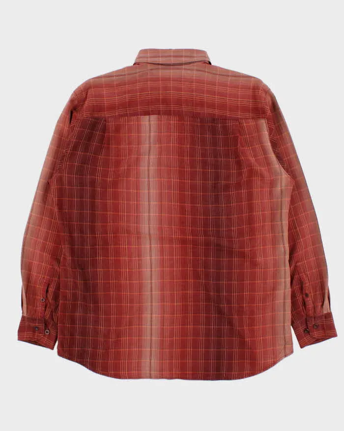 Vintage Y2K 00s Tommy Bahama Silk Gradient Plaid Long Sleeve Shirt - L sold by Rokit product image thumbnail 2