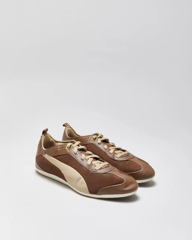 DS 2014 Puma Fit Canvas Leather Low Top Trainers - UK9.5 made by Puma