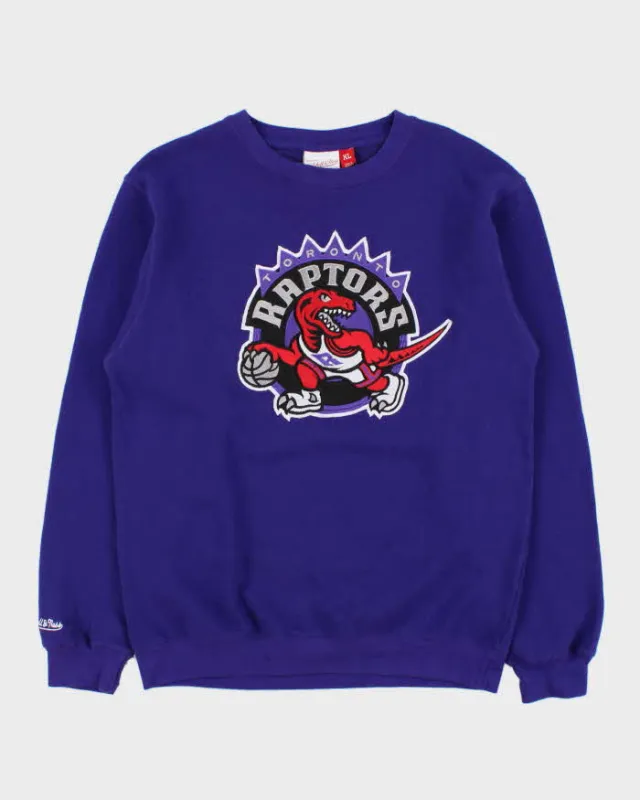 Vintage Mitchell & Ness Toronto Raptors NBA Embroidered Crewneck Sweatshirt - XL made by Mitchell & Ness