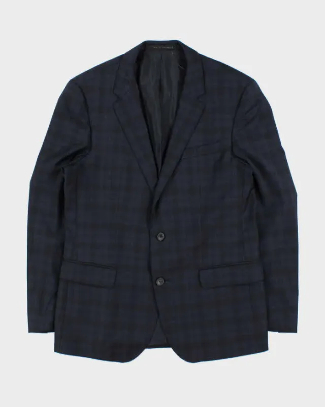 Vintage Hugo Boss Wool Tartan Stretch Single Breasted Blazer - L made by Hugo Boss