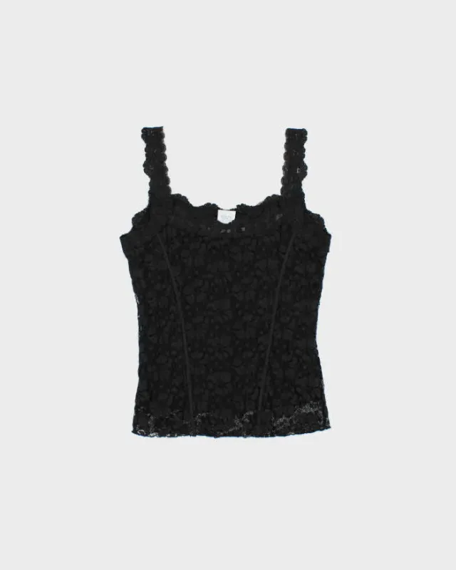 Vintage Y2k 2000s Suzy Lace Cami Top - S made by Rokit