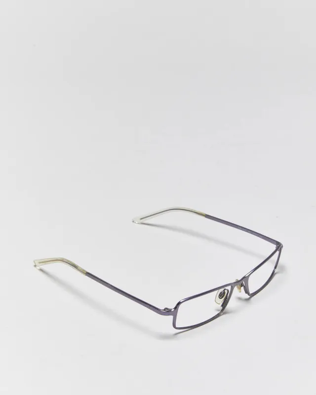 Vintage Y2k 2000s Dolce & Gabbana Purple Skinny Glasses Frames made by Dolce & Gabanna