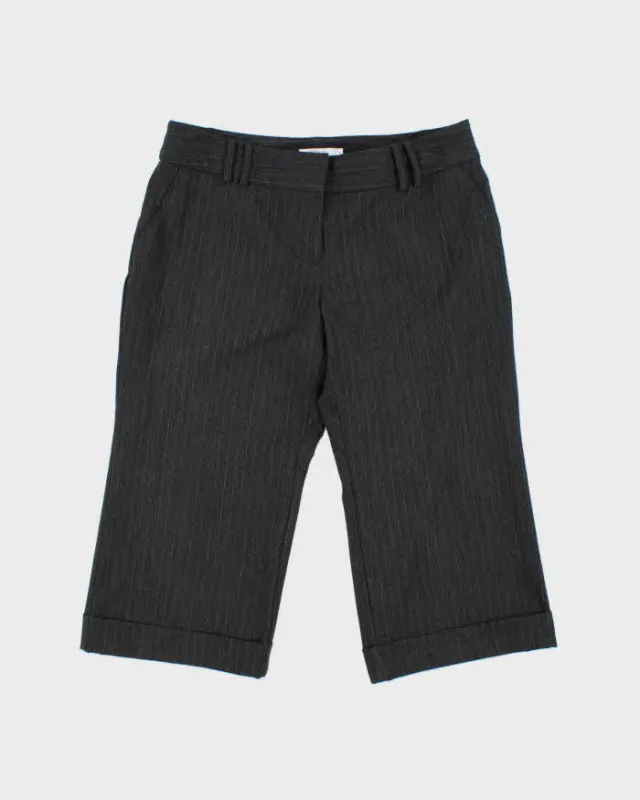 Vintage Y2k 2000s Ricki's Pin Stripe Capri Trousers - M made by Rokit