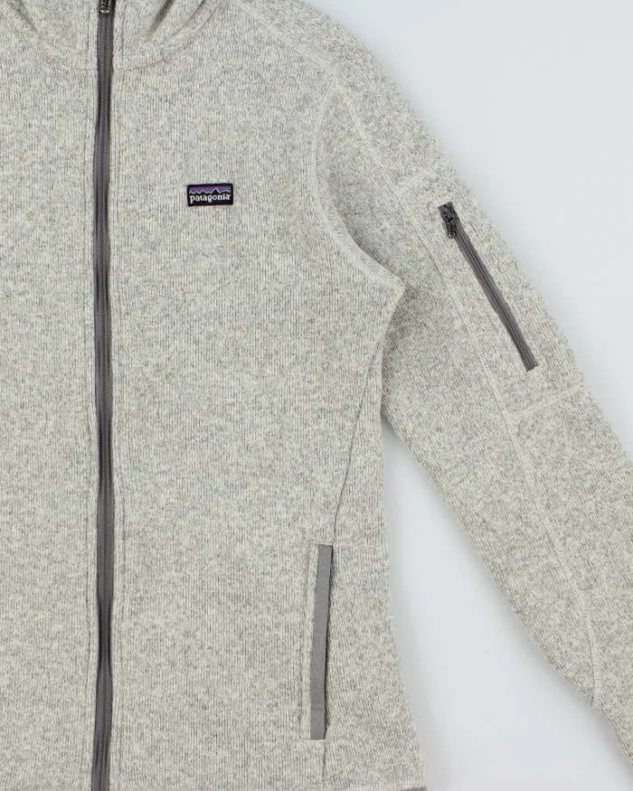 Vintage Patagonia Women's Marl Grey 'Better Sweater' Hooded Full-Zip Fleece - M sold by Rokit product image thumbnail 3