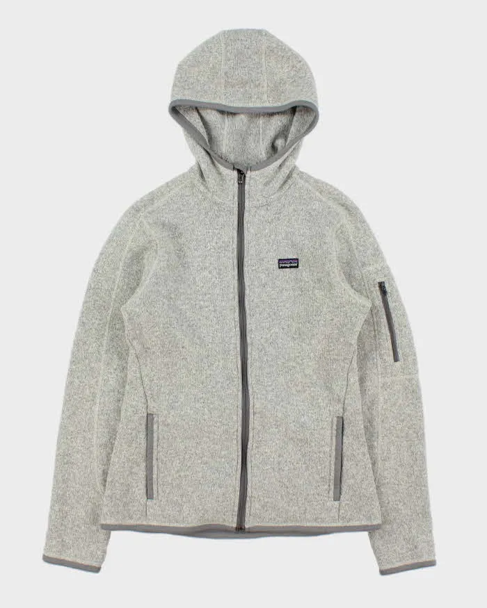 Vintage Patagonia Women's Marl Grey 'Better Sweater' Hooded Full-Zip Fleece - M sold by Rokit