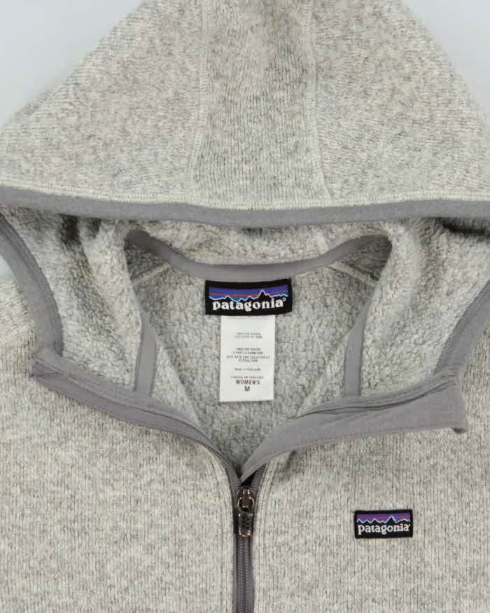 Vintage Patagonia Women's Marl Grey 'Better Sweater' Hooded Full-Zip Fleece - M sold by Rokit product image thumbnail 5