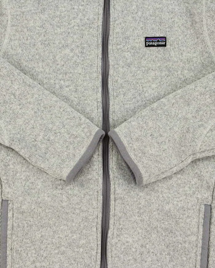 Vintage Patagonia Women's Marl Grey 'Better Sweater' Hooded Full-Zip Fleece - M sold by Rokit product image thumbnail 4