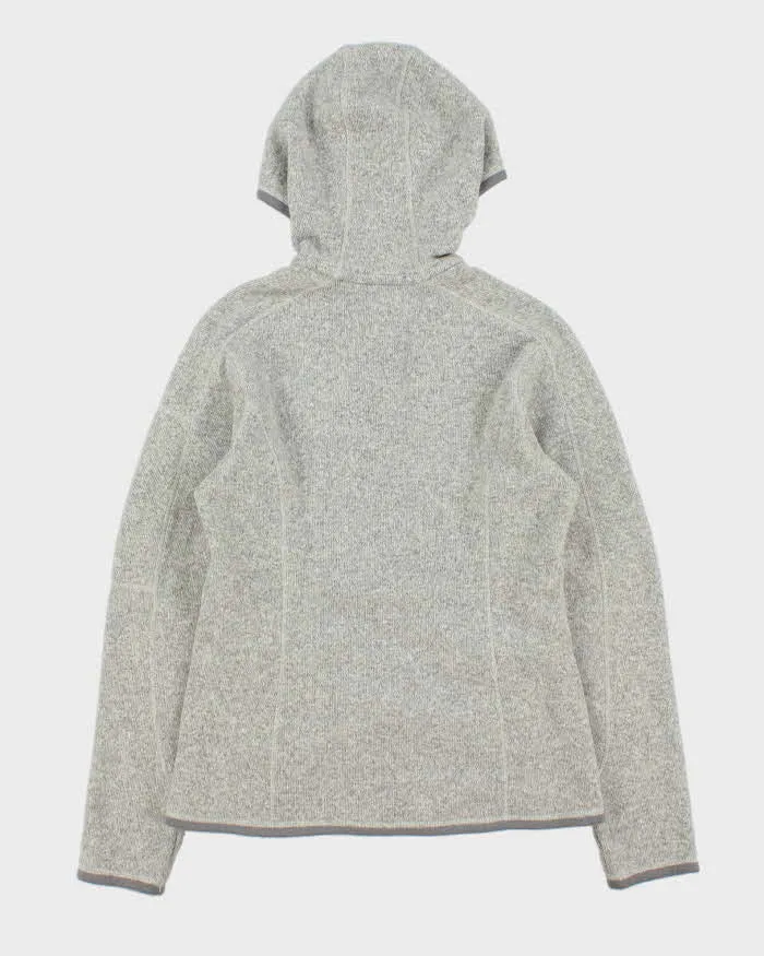 Vintage Patagonia Women's Marl Grey 'Better Sweater' Hooded Full-Zip Fleece - M sold by Rokit product image thumbnail 2