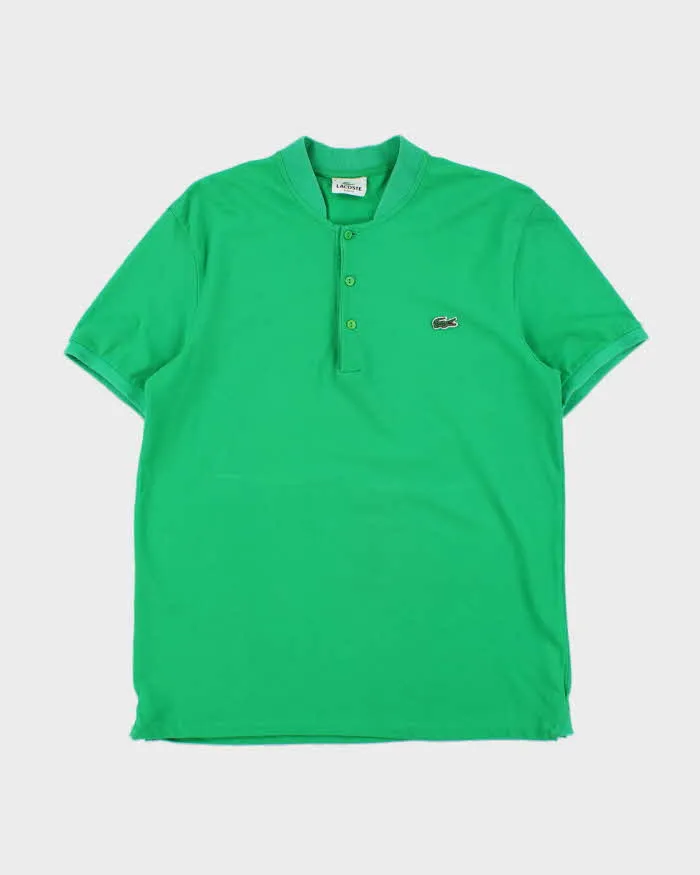 Vintage Y2K 00s Lacoste Heavyweight Slim-Fit Henley T-Shirt - XL sold by Rokit