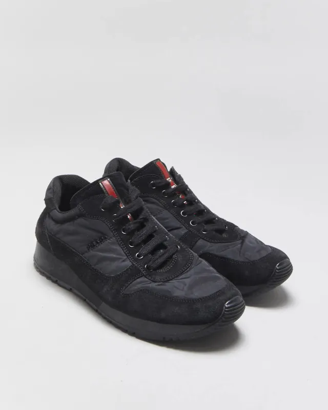 2018 Prada Sport 'Runner' Women's Suede/Nylon Trainers - UK5 made by Prada