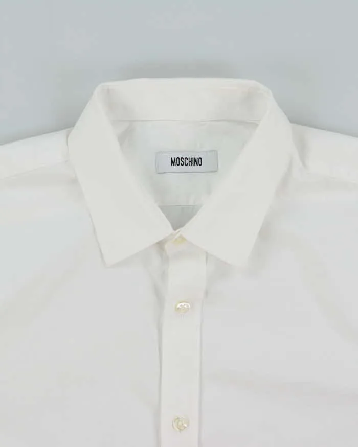Vintage Y2K 00s Moschino Embroidered Heart Long Sleeve Shirt - L sold by Rokit product image thumbnail 5