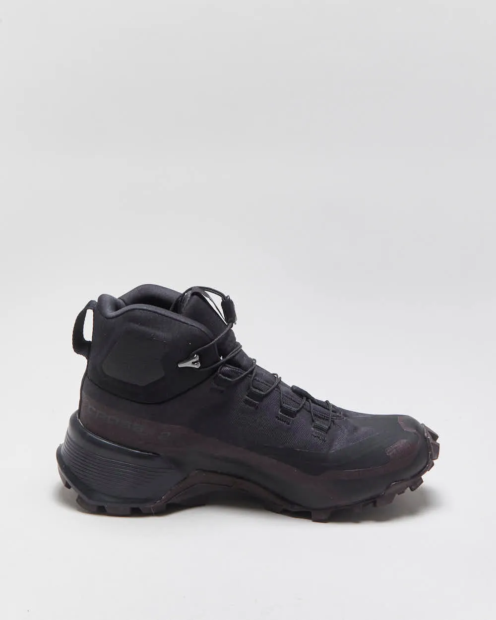 DS 2022 Salomon Cross Hike 2 GTX Mid Black/Plum Women's Gore-Tex Hiking Boots - UK4.5 sold by Rokit product image thumbnail 2