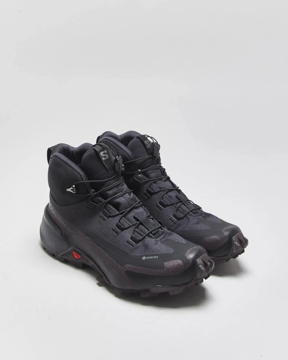 DS 2022 Salomon Cross Hike 2 GTX Mid Black/Plum Women's Gore-Tex Hiking Boots - UK4.5 sold by Rokit