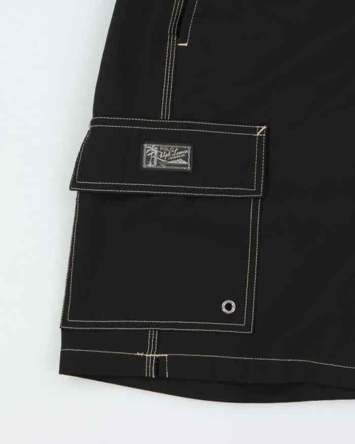 Vintage Polo Ralph Lauren Contrast Stitch Relaxed Fit Swim Shorts - S sold by Rokit product image thumbnail 4