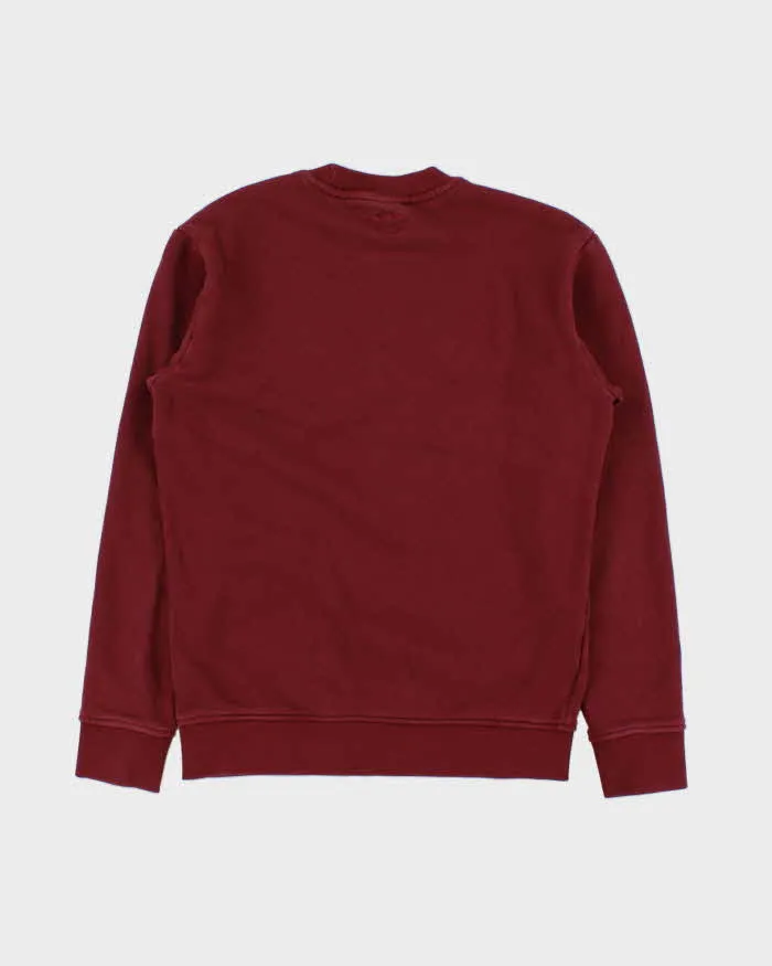 Vintage Adidas Originals Shadow Red Embroidered Collegiate Logo Heavyweight Crewneck Sweatshirt - S sold by Rokit product image thumbnail 2