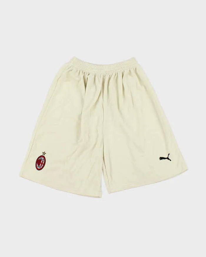 2021-22 Puma AC Milan Cream Away Football Shorts - M sold by Rokit
