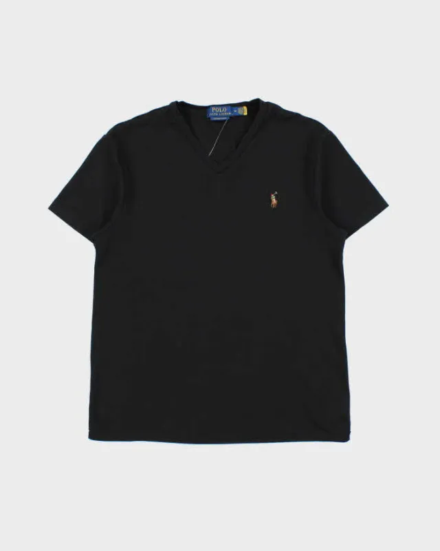 Vintage Polo Ralph Lauren Custom Slim Fit V-Neck T-Shirt - M made by Ralph Lauren