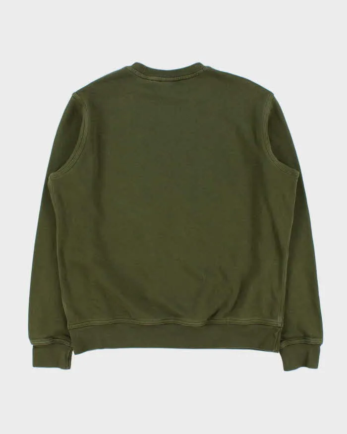 Vintage Nike Khaki Swoosh Heavyweight Crewneck Sweatshirt - L sold by Rokit product image thumbnail 2