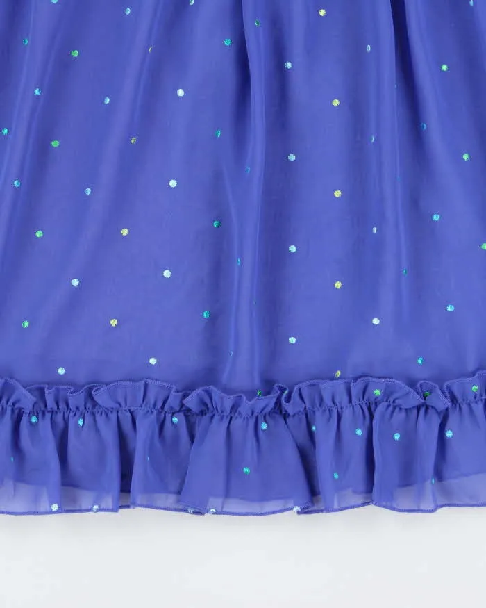 Vintage Y2k 2000s Victoria's Secret Mesh Embroidered Polka Dot Cami Top - L sold by Rokit product image thumbnail 4