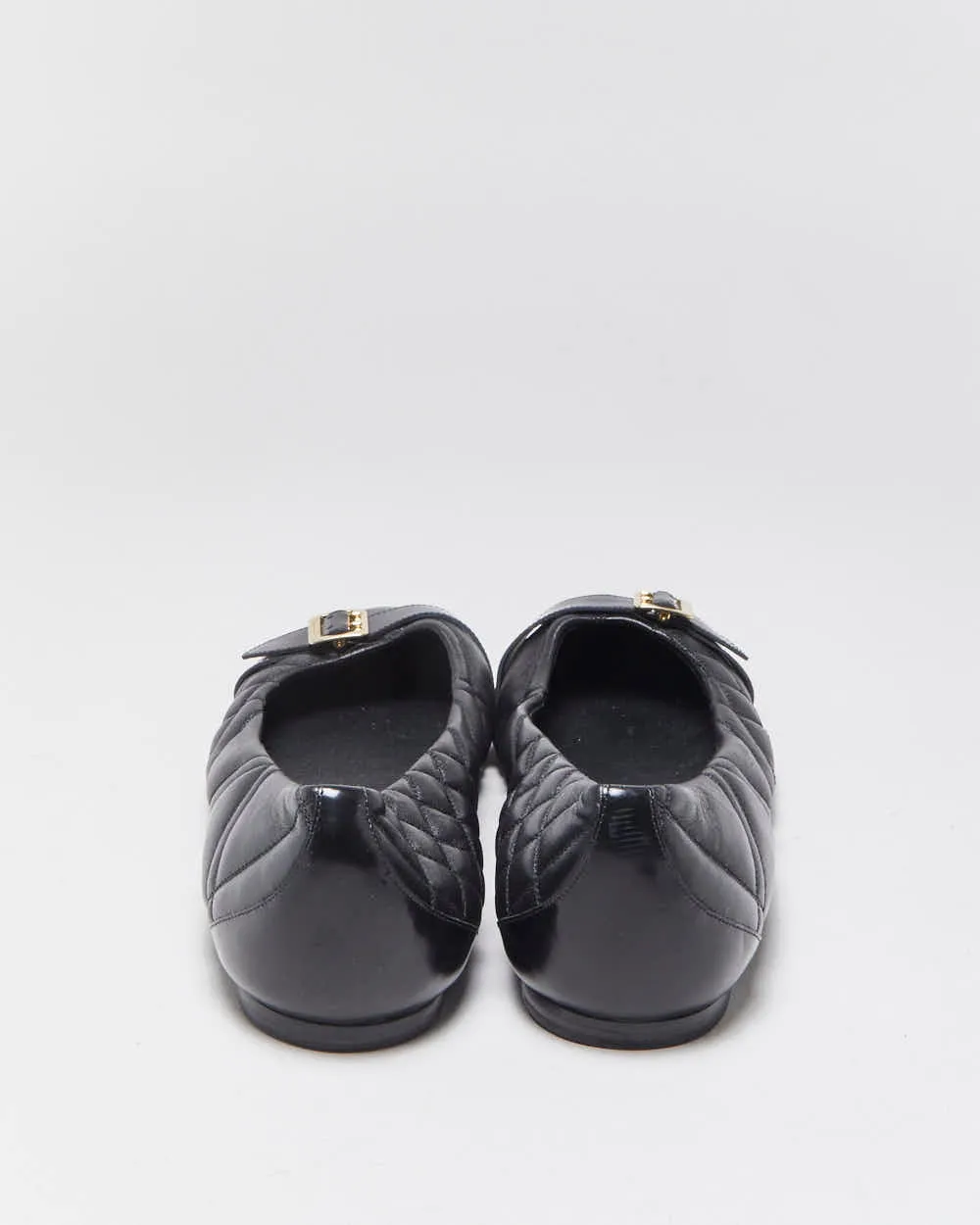 Vintage Burberry Quilted Leather Ballet Flats - UK8 sold by Rokit product image thumbnail 4