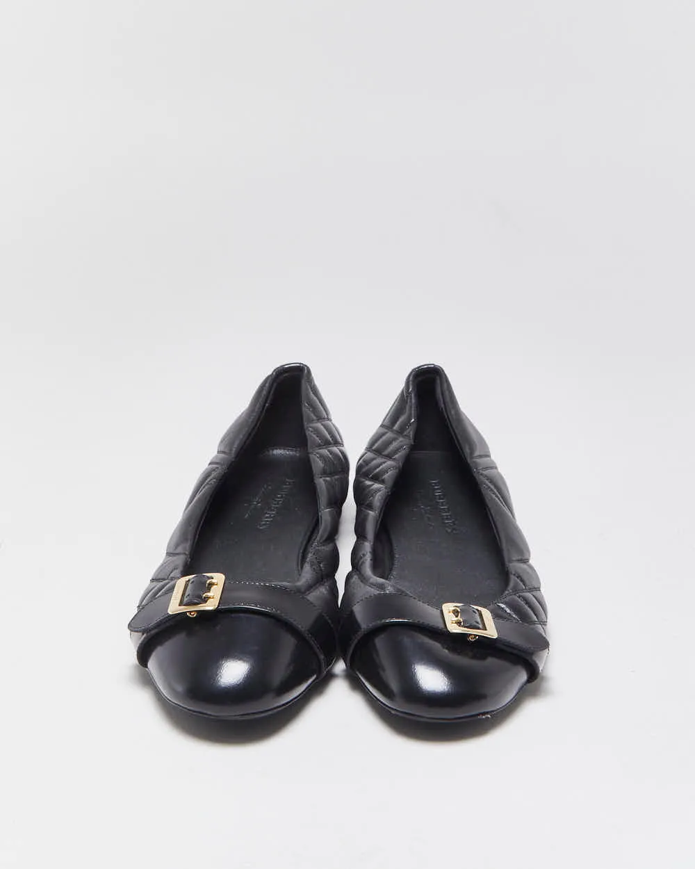 Vintage Burberry Quilted Leather Ballet Flats - UK8 sold by Rokit product image thumbnail 3