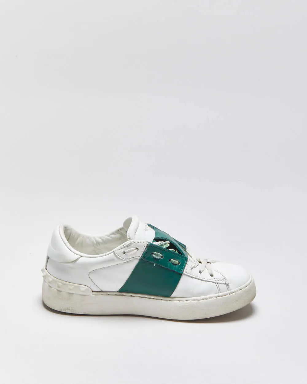 2020 Valentino Open Rockstud Women's Calfskin leather Low Top Trainers - UK2 sold by Rokit product image thumbnail 2