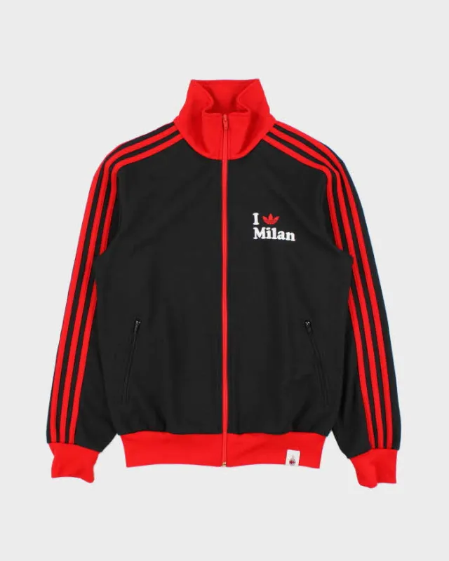 Vintage 2007 Adidas Originals 'I Love Milan' ACM Football Track Jacket - S made by Adidas