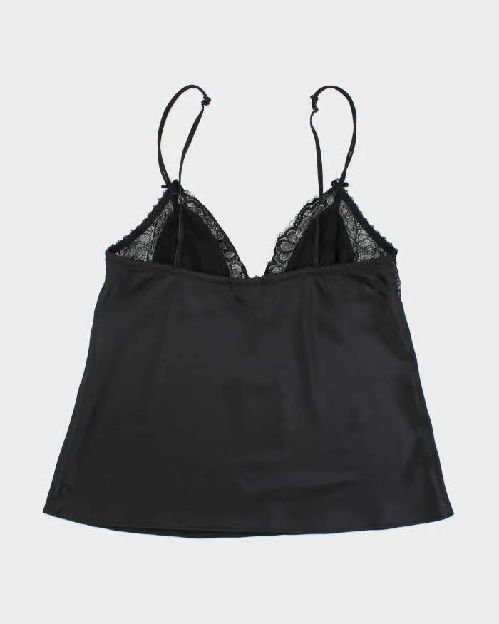 Vintage 1990s Silk & Satin Lace Detail Cami - S sold by Rokit product image thumbnail 2