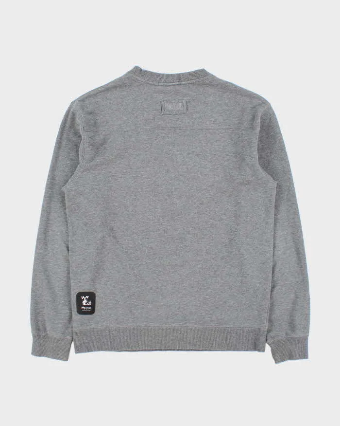 Vintage Y2K 00s LRG Clothing Equipment Marl Grey Embroidered Crewneck Sweatshirt - S sold by Rokit product image thumbnail 2