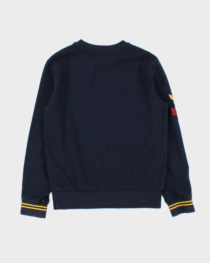 Vintage Polo Ralph Lauren New York Navy Patch Embroidered Heavyweight Crewneck Sweatshirt - S sold by Rokit product image thumbnail 2