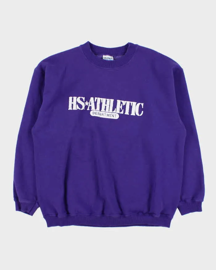 Vintage 1990s HS. Athletic Heavyweight Gildan Famous-Sweat Made In Canada Crewneck Sweatshirt - XL sold by Rokit