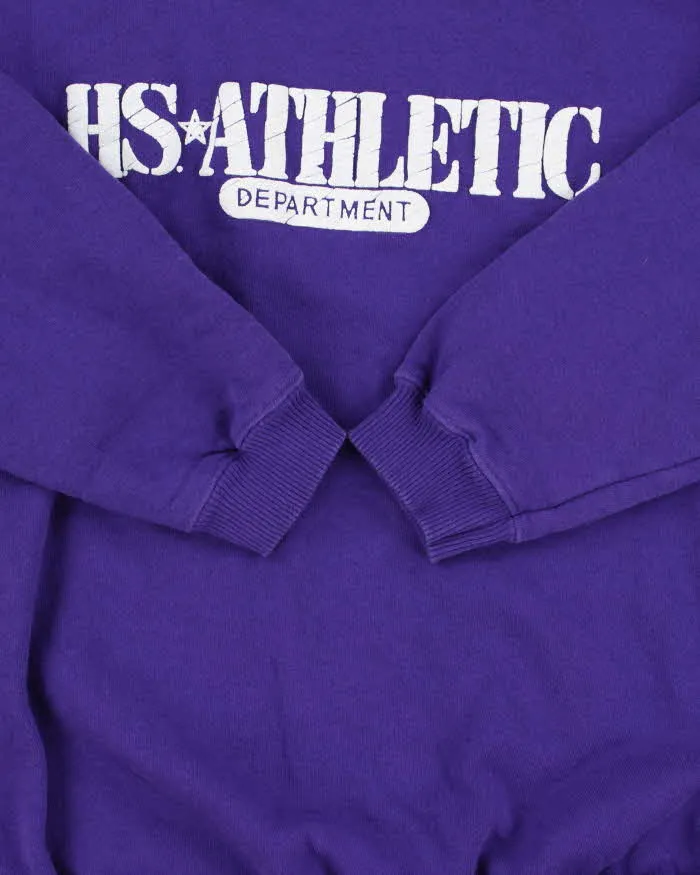 Vintage 1990s HS. Athletic Heavyweight Gildan Famous-Sweat Made In Canada Crewneck Sweatshirt - XL sold by Rokit product image thumbnail 4