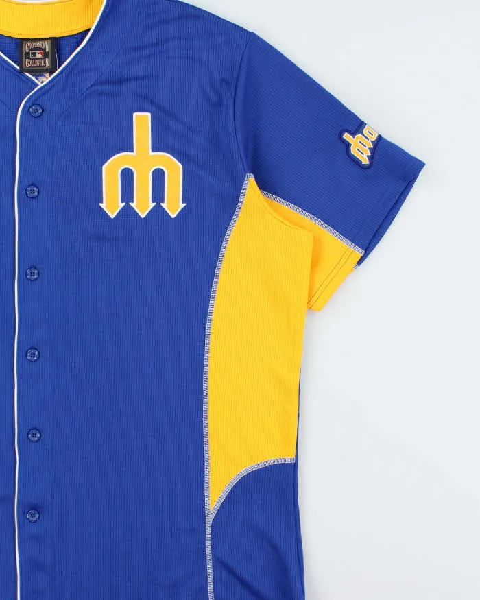 Vintage Cooperstown Collection x Majestic 1980s Seattle Mariners Martinez #11 MLB Throwback Baseball Jersey - XXL sold by Rokit product image thumbnail 3