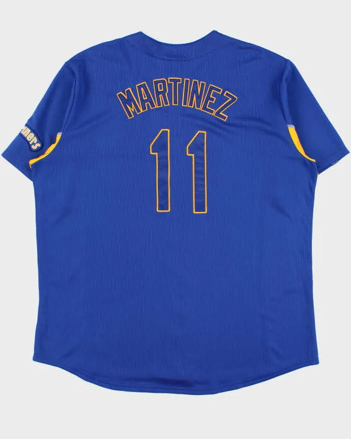 Vintage Cooperstown Collection x Majestic 1980s Seattle Mariners Martinez #11 MLB Throwback Baseball Jersey - XXL sold by Rokit product image thumbnail 2
