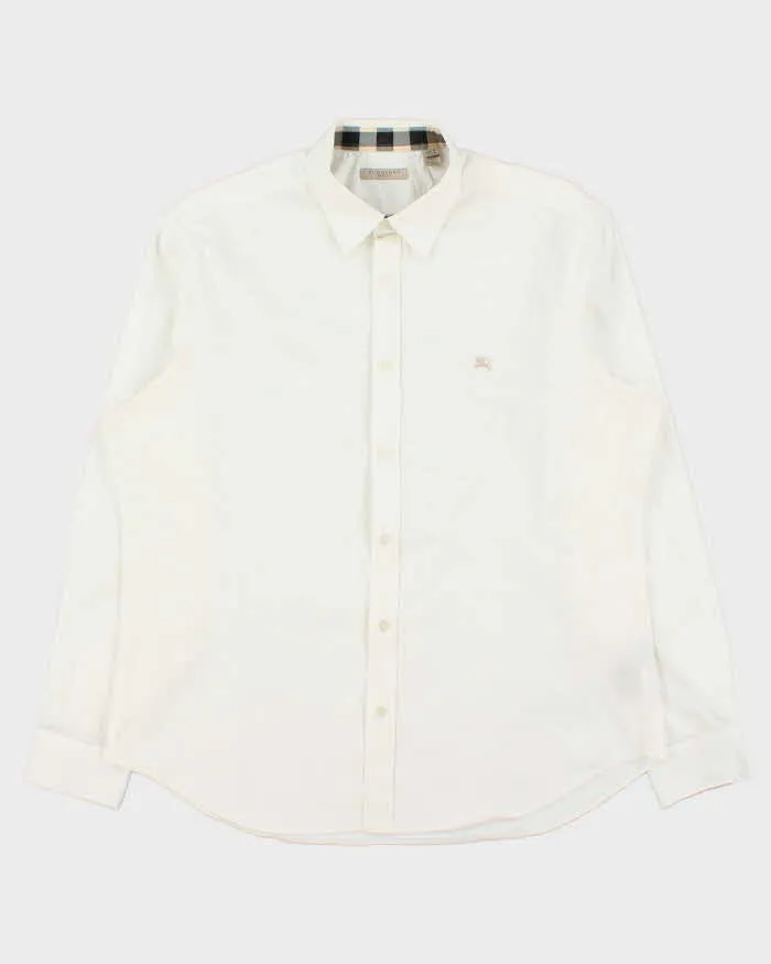 Vintage Y2K 00s Burberry Brit Nova Check Cuff Long Sleeve Dress Shirt - XL sold by Rokit