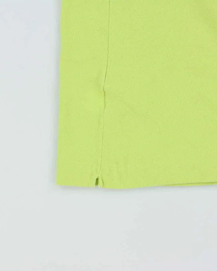 Vintage Y2K 00s Lacoste Lime Green Classic Croc Short Sleeve Polo Shirt - XL sold by Rokit product image thumbnail 4