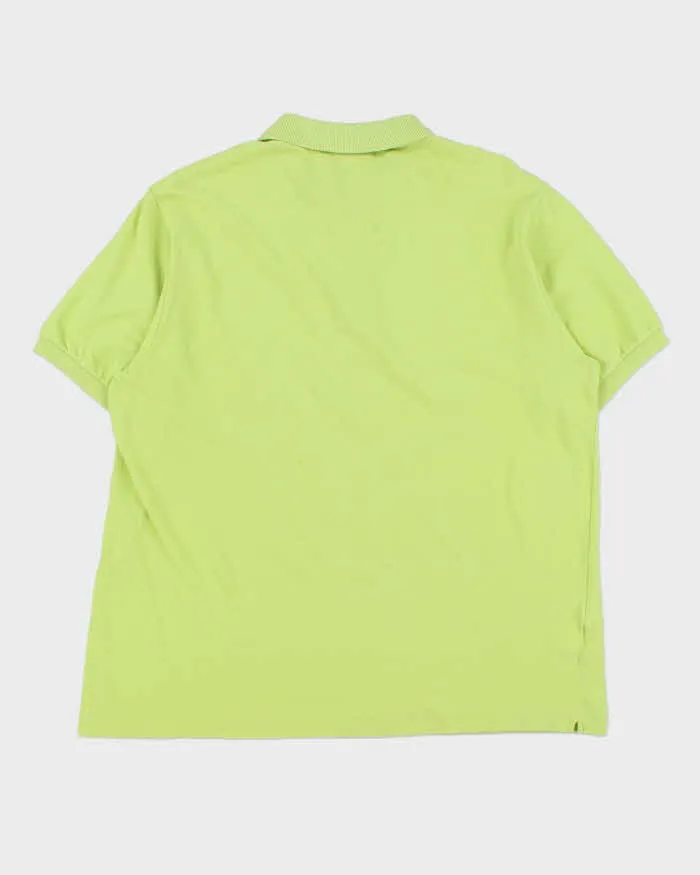 Vintage Y2K 00s Lacoste Lime Green Classic Croc Short Sleeve Polo Shirt - XL sold by Rokit product image thumbnail 2