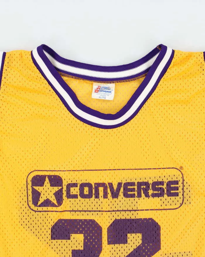 Vintage 1980s Converse LA Made In Canada Mesh Basketball Jersey - M sold by Rokit product image thumbnail 5