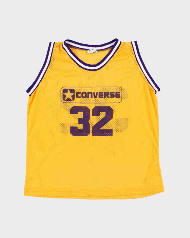 Vintage 1980s Converse LA Made In Canada Mesh Basketball Jersey - M made by Converse