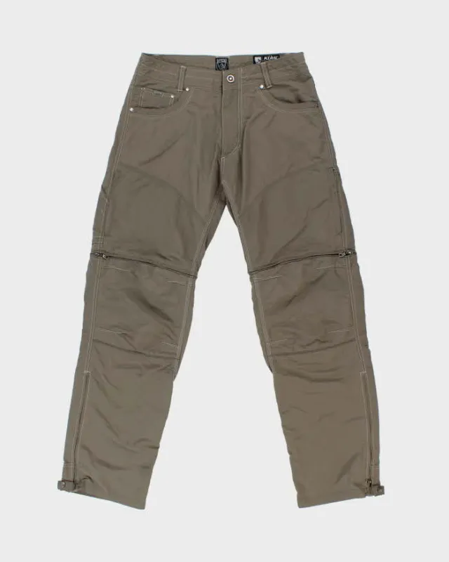 Vintage Y2K 00s Kuhl Khaki Liberator Convertible Stealth Zip-Off Shell Relaxed Fit Hiking Trousers - W32 L32 made by Rokit