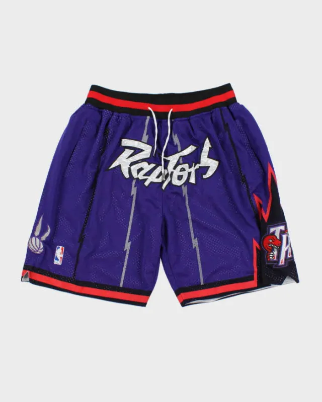 Vintage Just Don Made In USA 1998-1999 Toronto Raptors NBA Basketball Shorts - XL made by Rokit